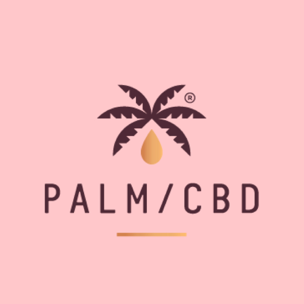 Logo e sito web Squarespace dal titolo 'Palm CBD'
