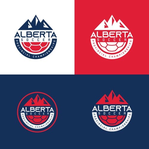 Logo & site Squarespace com o título 'Alberta Soccer'